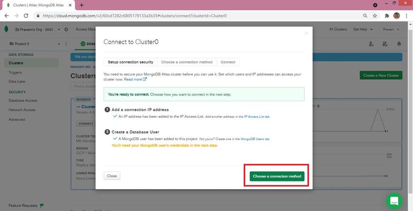 How to connect MongoDB